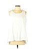 Peace Love World 100% Pima Cotton White Sleeveless Top Size 1X - photo 1
