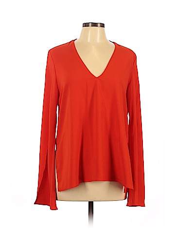 Topshop Long Sleeve Blouse (view 1)