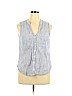H&M L.O.G.G. 100% Cotton Blue Sleeveless Blouse Size 14 - photo 1
