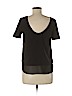 Cooper & Ella Black Short Sleeve Blouse Size XS - photo 2