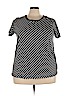Roaman's 100% Cotton Black Short Sleeve T-Shirt Size 18 (L) - photo 1