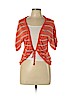 Hollister 100% Cotton Orange Cardigan Size L - photo 1