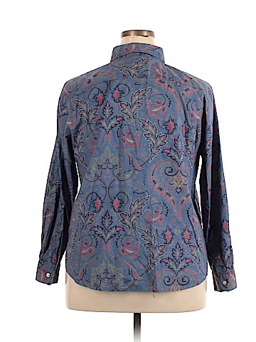 Lauren Jeans Co. Long Sleeve Button-Down Shirt (view 2)