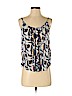 H&M 100% Polyester Blue Sleeveless Blouse Size S - photo 1