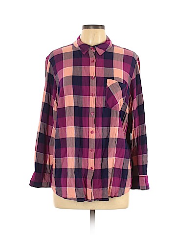 Ava & Viv Long Sleeve Button-Down Shirt (view 1)