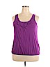 Lane Bryant 100% Cotton Purple Tank Top Size 18 - 20 Plus - photo 1