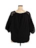 Old Navy 100% Polyester Black Long Sleeve Blouse Size XXL - photo 2