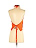 Diesel 100% Acrylic Orange Halter Top Size S - photo 2