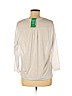 H&M 100% Polyester White 3/4 Sleeve Blouse Size M - photo 2