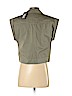 7 For All Mankind 100% Cotton Green Vest Size S - photo 2