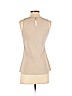 Classiques Entier 100% Silk Tan Sleeveless Silk Top Size XS - photo 2
