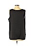 Ann Taylor LOFT 100% Polyester Black Sleeveless Blouse Size XL - photo 2