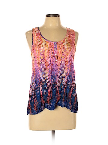 Pink Rose Sleeveless Blouse (view 1)