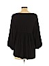 Studio M Black Short Sleeve Top Size XL - photo 2