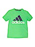 Adidas 100% Polyester Green Active T-Shirt Size 10 - 12 - photo 1