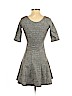 Hollister Gray Casual Dress Size S - photo 2
