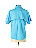 Columbia 100% Polyester Blue Short Sleeve Button-Down Shirt Size XL - photo 2