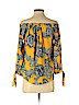 Express 100% Polyester Yellow Long Sleeve Blouse Size S (petite) - photo 2