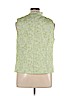 Cj Banks 100% Polyester Green Vest Size 0X - photo 2