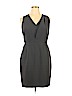 Banana Republic 100% Polyester Gray Cocktail Dress Size 14 - photo 1