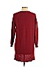 Eileen Fisher 100% Wool Burgundy Wool Pullover Sweater Size L - photo 2