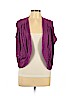 Lane Bryant 100% Cotton Purple Cardigan Size 14 - 16 Plus - photo 1