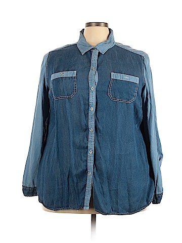 Cato Long Sleeve Button-Down Shirt (view 1)