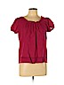 American Eagle Outfitters 100% Cotton Pink Short Sleeve Blouse Size 12 - photo 1