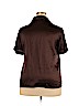 Cato 100% Polyester Brown Short Sleeve Blouse Size 18 - 20 - photo 2
