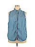 Jessica London 100% Tencel Lyocell Blue Sleeveless Button-Down Shirt Size 20 - photo 1