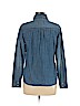 H&M Blue Long Sleeve Button-Down Shirt Size 8 - photo 2