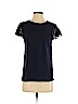 Ann Taylor LOFT 100% Cotton Blue Short Sleeve Top Size S (petite) - photo 1