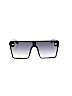 Assorted Brands Solid Black Sunglasses One size - photo 2