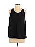 Donna Karan New York 100% Silk Black Sleeveless Silk Top Size 8 - photo 1