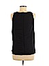 Donna Karan New York 100% Silk Black Sleeveless Silk Top Size 8 - photo 2