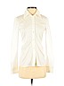 Armani Collezioni Ivory Long Sleeve Button-Down Shirt Size 4 - photo 1