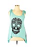 Midnight Hour 100% Rayon Blue Sleeveless Top Size XL - photo 1