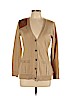 Lauren by Ralph Lauren 100% Cotton Tan Cardigan Size L (petite) - photo 1