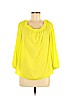 Vince Camuto Yellow Long Sleeve Blouse Size M - photo 1