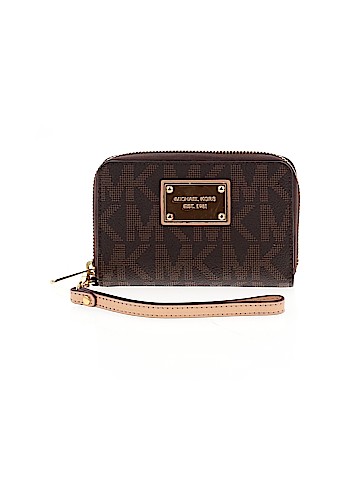 MICHAEL Michael Kors Leather Wristlet (view 1)