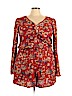 Forever 21 100% Polyester Red Casual Dress Size 3X - photo 1