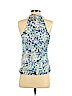 Ann Taylor Blue Sleeveless Blouse Size 0 (petite) - photo 2