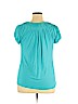 Style&Co Blue Short Sleeve Top Size XL - photo 2