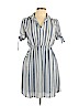 Monteau 100% Polyester Blue Casual Dress Size L - photo 1