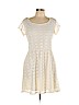 Lily Rose Ivory Casual Dress Size L - photo 1