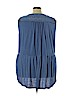 Suzanne Betro Blue Sleeveless Top Size 4X - photo 2