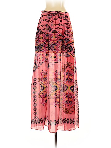 Lavender Brown Casual Skirt (view 2)