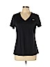 Nike 100% Polyester Black Active T-Shirt Size L - photo 1