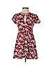 Forever 21 100% Rayon Red Casual Dress Size S - photo 1