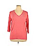 Design History Pink 3/4 Sleeve Top Size XL - photo 1
